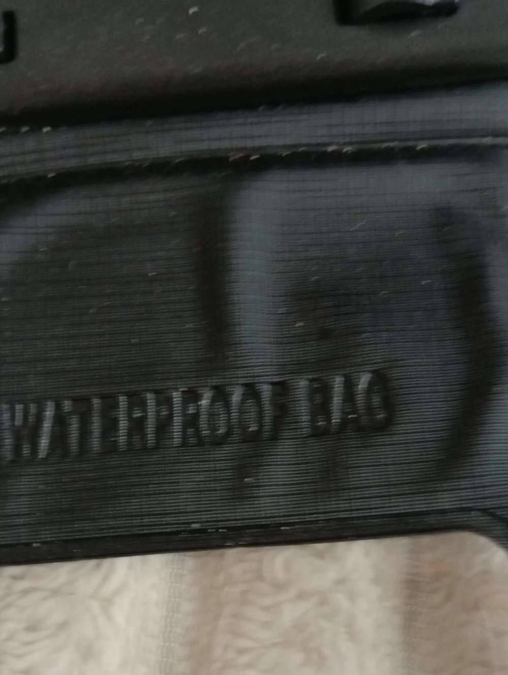 Waterproof Black Phone Pouch with Clear Window and Lanyard